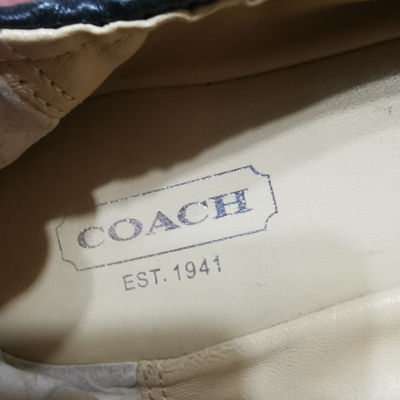 Coach Delia Studded Leather Ballet Flats - Picture 11 of 16